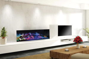 European Home Kiruna 40'' Halo Series Built-In Linear Electric Fireplace European Home Kiruna 40'' Halo Series Built-In Linear Electric Fireplace
