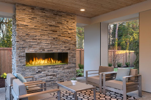 Majestic Lanai 60 Single Sided Linear Gas Fireplace Majestic Lanai 60 Single Sided Linear Gas Fireplace