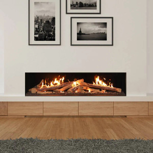 Ortal Wilderness Front Facing 68 Gas Fireplace