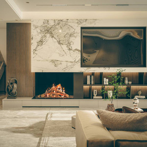 Ortal Wilderness Corner 44HH Gas Fireplace
