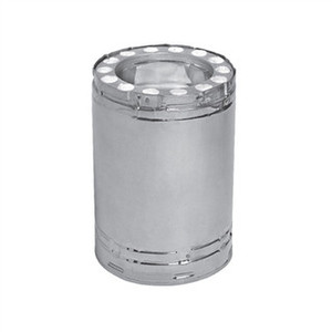 Temp/Guard 2100° Chimney Stainless Steel 6" Diameter Outer Casing 24" Length Stainless Temp/Guard 2100° Chimney Stainless Steel 6" Diameter Outer Casing 24" Length Stainless