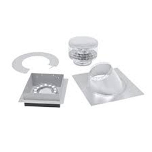 Temp/Guard 2100° Chimney Galvanized Steel 7" Diameter Outer Casing Contemporary Kit Temp/Guard 2100° Chimney Galvanized Steel 7" Diameter Outer Casing Contemporary Kit