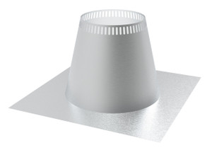 Temp/Guard 2100° Chimney Stainless Steel 8" Diameter Outer Casing Flashing 0/12-2/12 Temp/Guard 2100° Chimney Stainless Steel 8" Diameter Outer Casing Flashing 0/12-2/12