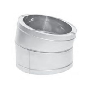 Temp/Guard 1700° Chimney 16" Diameter Stainless Flue/Galvanized Jacket 15 Deg Angle Temp/Guard 1700° Chimney 16" Diameter Stainless Flue/Galvanized Jacket 15 Deg Angle