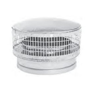 Temp/Guard 1700° Chimney 16" Diameter Stainless Flue/Galvanized Jacket Spark Arrester Cap Temp/Guard 1700° Chimney 16" Diameter Stainless Flue/Galvanized Jacket Spark Arrester Cap