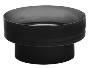DOUBLE WALL 6" DIAMETER BLACK STOVE PIPE 6" TO 8" INCREASER