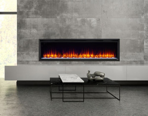 SimpliFire SF-ALLP72-BK Alusion Platinum 72" Linear Electric Fireplace SimpliFire SF-ALLP72-BK Alusion Platinum 72" Linear Electric Fireplace