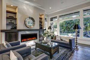 SimpliFire SF-ALLP60-BK Alusion Platinum 60" Linear Electric Fireplace SimpliFire SF-ALLP60-BK Alusion Platinum 60" Linear Electric Fireplace