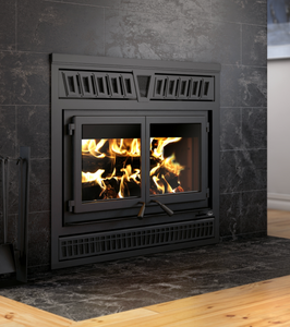 Valcourt Waterloo Wood Burning Fireplace with Blower Valcourt Waterloo Wood Burning Fireplace with Blower