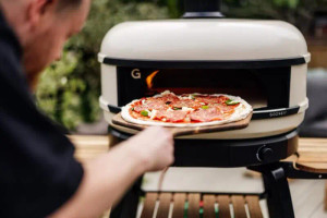 Gozney Dome S1 Outdoor Pizza Oven in White Gozney Dome S1 Outdoor Pizza Oven in White