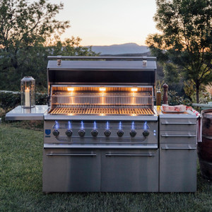 American Made Grills Muscle Hybrid 54 Inch Freestanding Grill MUSFS54 American Made Grills Muscle Hybrid 54 Inch Freestanding Grill MUSFS54