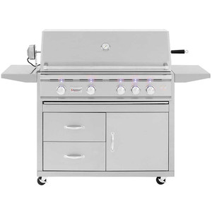 Summerset Grills TRL 38-Inch 4-Burner Deluxe Freestanding Gas Grill with Rear Infrared Burner Summerset Grills TRL 38-Inch 4-Burner Deluxe Freestanding Gas Grill with Rear Infrared Burner