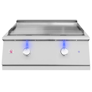 Summerset Grills Sizzler Pro 30-Inch 2-Burner Built-In Gas Commercial Style Flat Top Griddle Summerset Grills Sizzler Pro 30-Inch 2-Burner Built-In Gas Commercial Style Flat Top Griddle