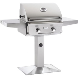 American Outdoor Grill L-Series 24-Inch 2-Burner Natural Gas Grill On Pedestal - 24NPL-00SP American Outdoor Grill L-Series 24-Inch 2-Burner Natural Gas Grill On Pedestal - 24NPL-00SP