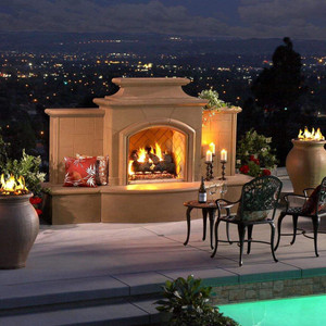 American Fyre Designs Grand Mariposa Outdoor Gas Fireplace American Fyre Designs Grand Mariposa Outdoor Gas Fireplace