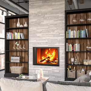 Renaissance Fireplaces Uptown 600 Wood Burning Fireplace Renaissance Fireplaces Uptown 600 Wood Burning Fireplace