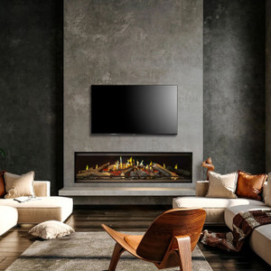 NetZero Fire E-One 160 Single-Sided Modern Electric Fireplace NetZero Fire E-One 160 Single-Sided Modern Electric Fireplace