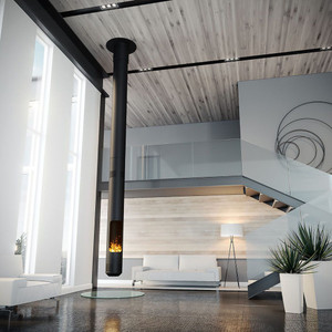 VITA Lance Suspended Fireplace with Base VITA Lance Suspended Fireplace with Base