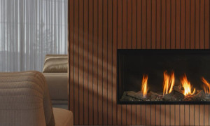 Escea Single Sided Mesh Barrier 55" Gas Fireplace Escea Single Sided Mesh Barrier 55" Gas Fireplace