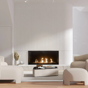 Escea Single Sided Glass Barrier 55"Gas Fireplace Escea Single Sided Glass Barrier 55"Gas Fireplace