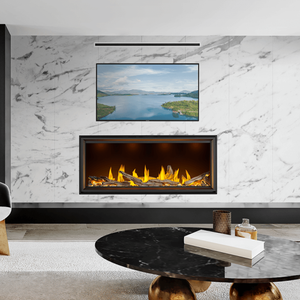 Napoleon Tall Vector with Luminous Logs 62" Linear Direct Vent Gas Fireplace - TLV62LN Napoleon Tall Vector with Luminous Logs 62" Linear Direct Vent Gas Fireplace - TLV62LN