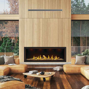 Napoleon Tall Vector with Luminous Logs 74" Linear Direct Vent Gas Fireplace - TLV74LN Napoleon Tall Vector with Luminous Logs 74" Linear Direct Vent Gas Fireplace - TLV74LN