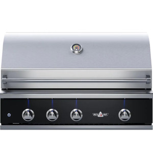 Delta Heat 38-Inch 3-Burner Built-In Gas Grill W/ Rotisserie - Black Control Panel - DHBQ38R-K Delta Heat 38-Inch 3-Burner Built-In Gas Grill W/ Rotisserie - Black Control Panel - DHBQ38R-K