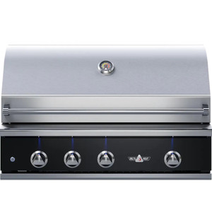 Delta Heat 38-Inch 3-Burner Built-In Gas Grill W/ Rotisserie & Sear Zone - Black Control Panel - DHBQ38R-K Delta Heat 38-Inch 3-Burner Built-In Gas Grill W/ Rotisserie & Sear Zone - Black Control Panel - DHBQ38R-K