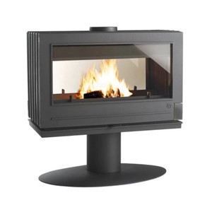 Invicta Nelson Two Sided Cast Iron Wood Stove Invicta Nelson Two Sided Cast Iron Wood Stove