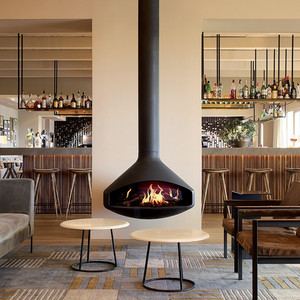Focus Ergofocus Holographic Suspended Electric Fireplace Focus Ergofocus Holographic Suspended Electric Fireplace