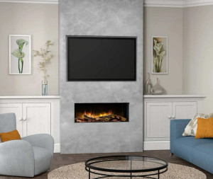 Flamerite Fires E-FX 1000 40" Built-in Electric Fireplace Flamerite Fires E-FX 1000 40" Built-in Electric Fireplace