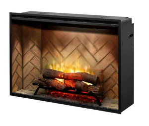 Dimplex Revillusion 42-inch Built-in Firebox with Glass Pane and Plug Kit Dimplex Revillusion 42-inch Built-in Firebox with Glass Pane and Plug Kit