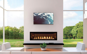 Mendota ML72 Linear Gas Fireplace Decor Mendota ML72 Linear Gas Fireplace Decor