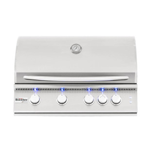 Summerset Sizzler Pro 32-Inch 4-Burner Built-In Natural Gas Grill With Rear Infrared Burner Summerset Sizzler Pro 32-Inch 4-Burner Built-In Natural Gas Grill With Rear Infrared Burner
