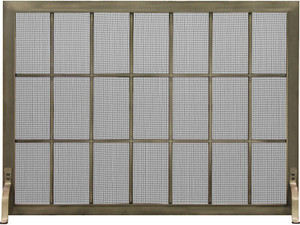 Industrial Fireplace Screen Industrial Fireplace Screen