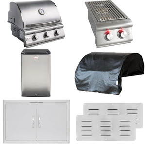 Blaze Grills Blaze Prelude LBM 7-Piece Outdoor Kitchen Package Blaze Grills Blaze Prelude LBM 7-Piece Outdoor Kitchen Package