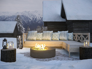 Studio Nisho Hestia Modern Outdoor Fire Pit Studio Nisho Hestia Modern Outdoor Fire Pit