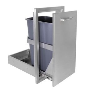 Wildfire Stainless Steel Pull Out Trash Drawer Wildfire Stainless Steel Pull Out Trash Drawer