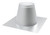 Temp/Guard 2100° Chimney Galvanized Steel 6" Diameter Flat Tall Cone Flashing