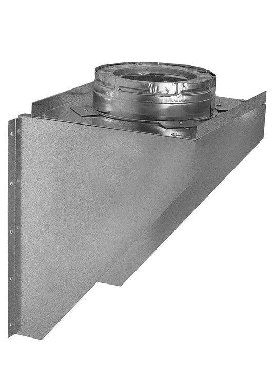 Temp/Guard 2100° Chimney Galvanized Steel 7" Diameter Outer Casing Wall Support