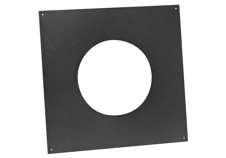 Temp/Guard 2100° Chimney Galvanized Steel 8" Diameter Outer Casing Pitched Ceiling Plate 8/12