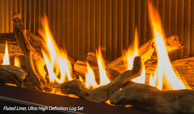 Enviro C44 Linear Gas Fireplace w/ Liner, driftwood, Lights, & Remote Control, IPI-NG Enviro C44 Linear Gas Fireplace w/ Liner, driftwood, Lights, & Remote Control, IPI-NG