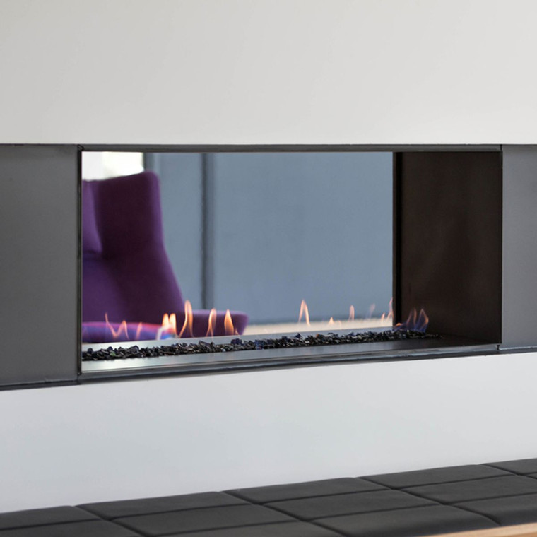 European Home H Series 72" See-Through Vent Free Gas Fireplace
