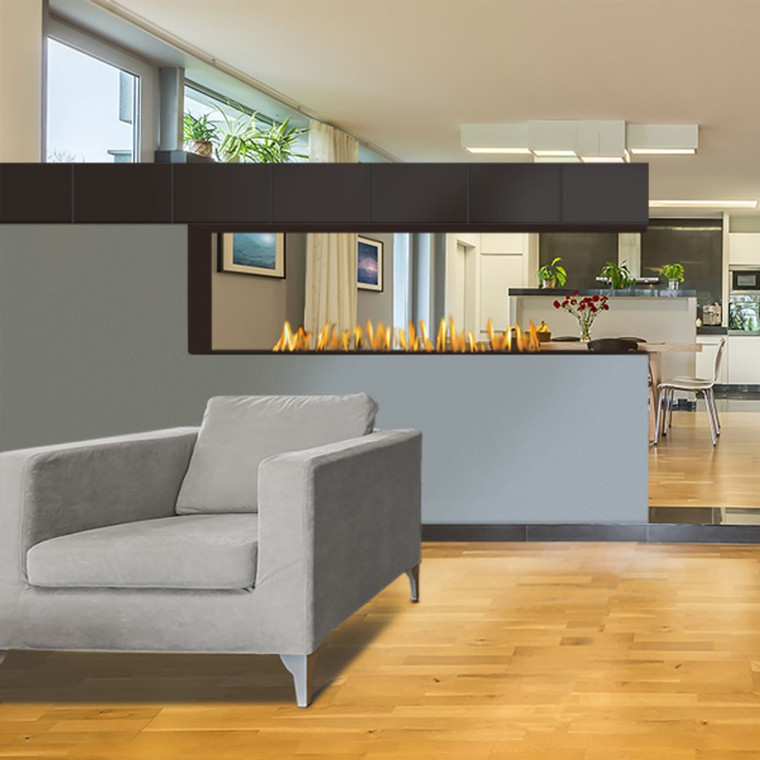 European Home H Series 60" Peninsula Vent Free Gas Fireplace European Home H Series 60" Peninsula Vent Free Gas Fireplace