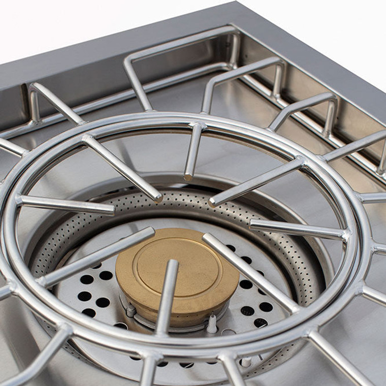 Summerset Grills Alturi 60,000 BTU BTU Built-In Gas Power Burner with LED Lights and Stainless Steel Lid Summerset Grills Alturi 60,000 BTU BTU Built-In Gas Power Burner with LED Lights and Stainless Steel Lid