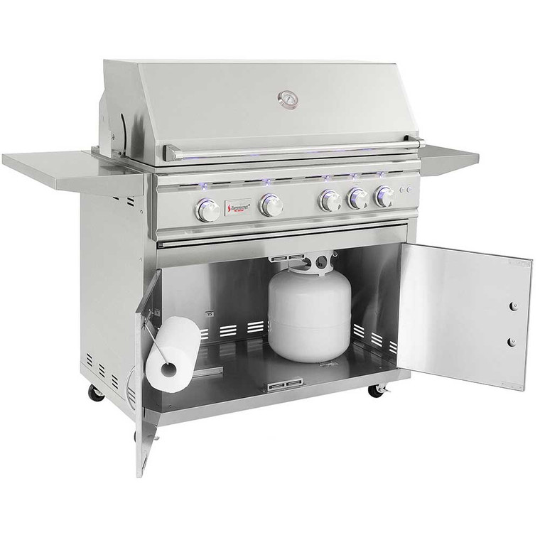 Summerset Grills TRL 38-Inch 4-Burner Freestanding Gas Grill with Rear Infrared Burner Summerset Grills TRL 38-Inch 4-Burner Freestanding Gas Grill with Rear Infrared Burner