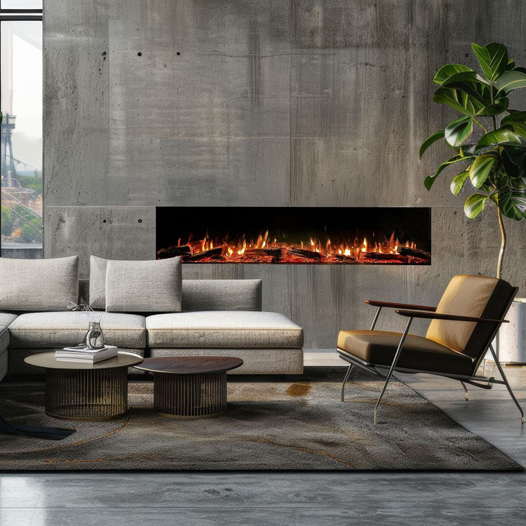 Get SOLAS SEVENTY2 | Slim-Line Built-In Modern Electric Fireplace