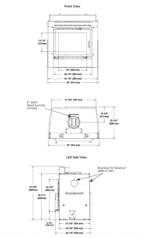 Superior WRT3920 High-Efficiency Traditional Wood-Burning Fireplace Superior WRT3920 High-Efficiency Traditional Wood-Burning Fireplace