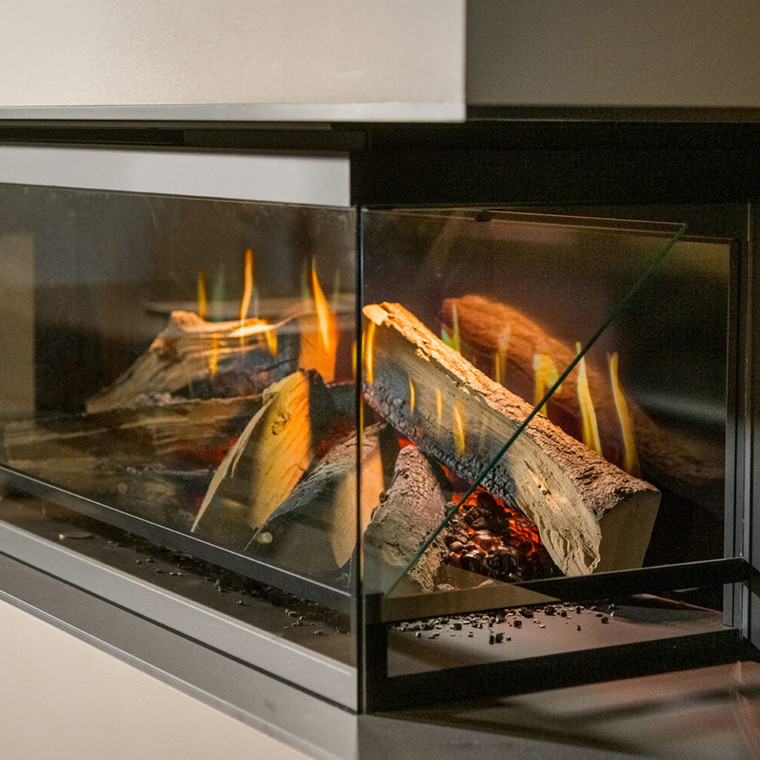 NetZero Fire E-One 160 Bay Electric Fireplace NetZero Fire E-One 160 Bay Electric Fireplace