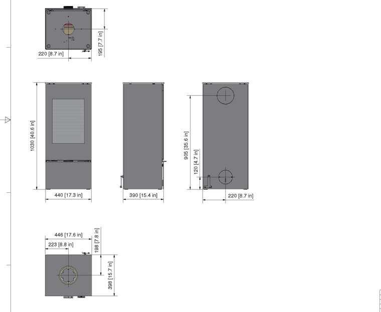RAIS Nexo 100 Wood Burning Stove